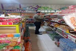 پایش بهداشتی مراکز عرضه مواد غذایی در روستای کرکویه