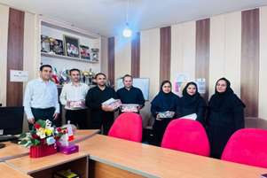تجلیل از واحدهای فناوری اطلااعات و حراست شبکه بهداشت و درمان شهرستان قیروکارزین