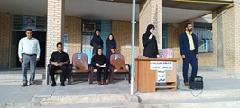بازدید سرپرست شبکه بهداشت و درمان از وضعیت بهداشتی مدرسه شهید قهرمانی شهرستان قیروکارزین