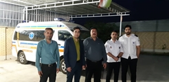 بازدید میدانی سرپرست شبکه بهداشت و درمان قیروکارزین از پایگاه اورژانس115 کارزین