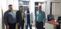 بازدید سرپرست شبکه بهداشت و درمان قیروکارزین از مرکز خدمات جامع سلامت کارزین