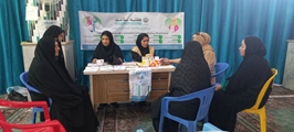 برپایی غرفه سلامت در مصلای نماز جمعه شهرستان قیروکارزین به مناسبت هفته سلامت