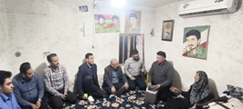 به یاد دلاوری ها و خون های پاک،دیدار با خانواده معظم شهدا و جانبازان