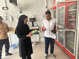 بازدید مشترک شبکه بهداشت و درمان و اداره دامپزشکی شهرستان در راستای صیانت از سلامت غذایی مردم 