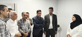 بازدید سرپرست شبکه بهداشت و درمان به همراه بخشدار ، شهردار و اعضای شورای شهرافزر از مرکز جامع سلامت شهر افزر